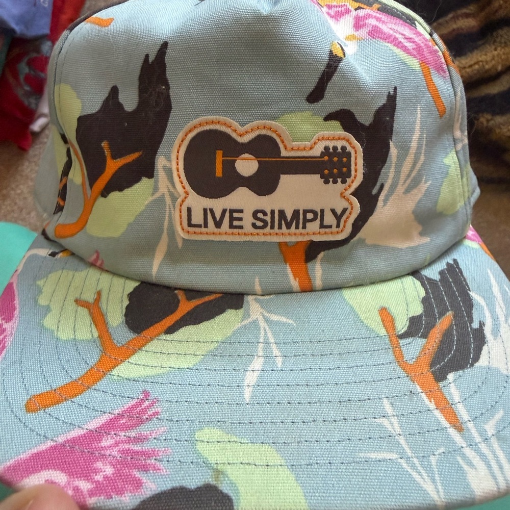 Rare Patagonia Live Simply guitar hat